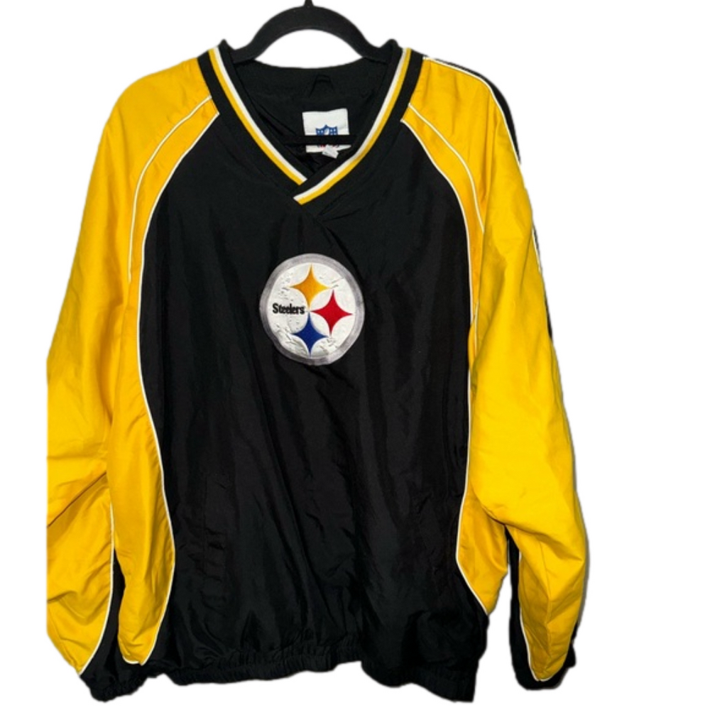 NFL Steelers Pullover Jacket, Size XLarge